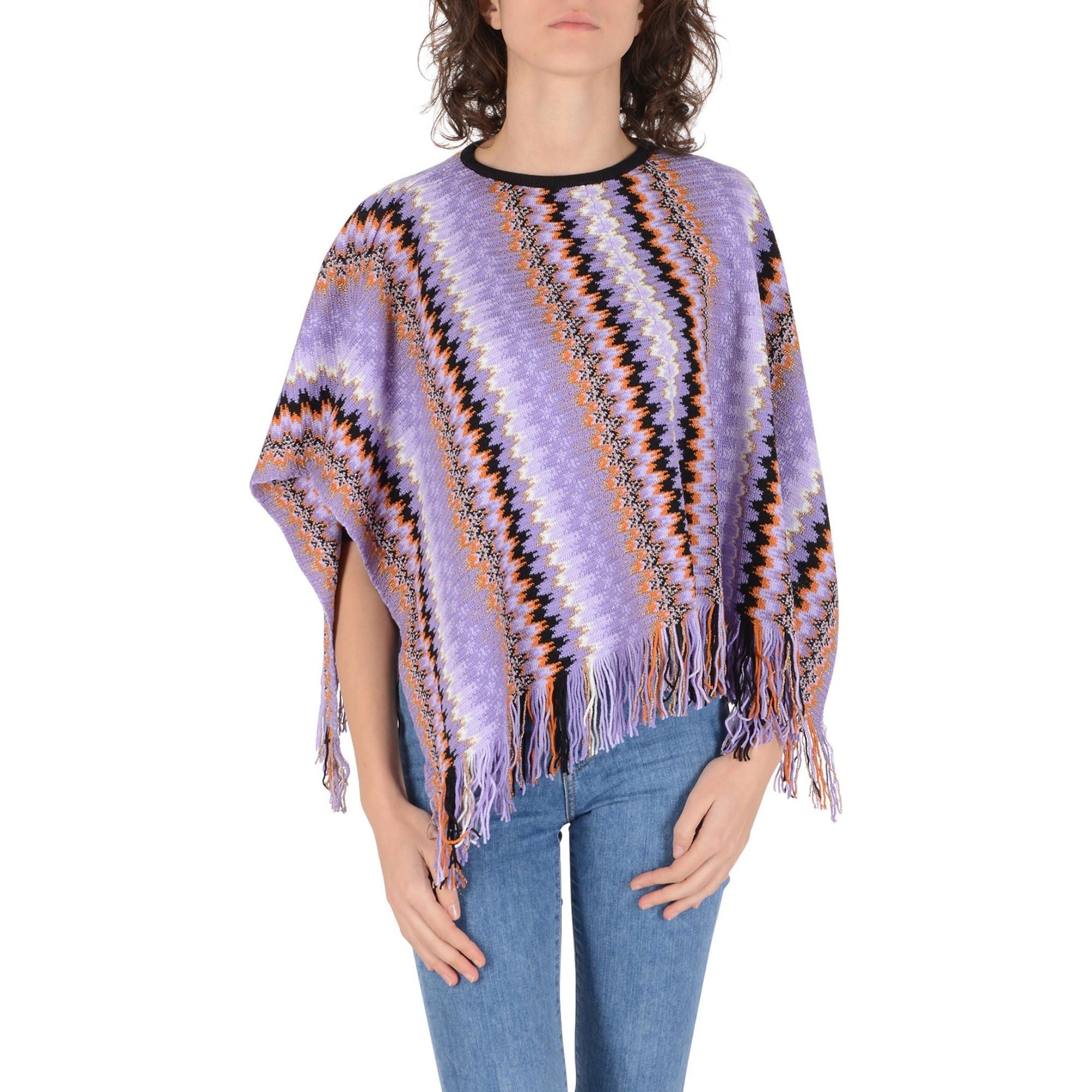 Wool Blend Poncho - One Size