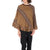 Wool Blend Poncho - One Size