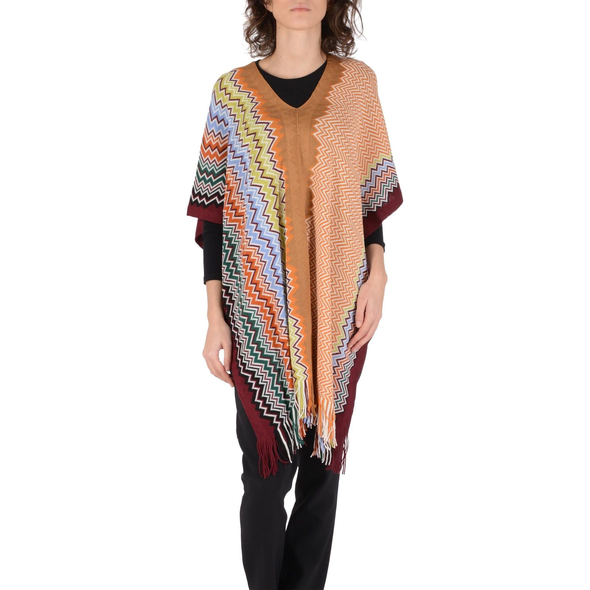 Wool Poncho - One Size