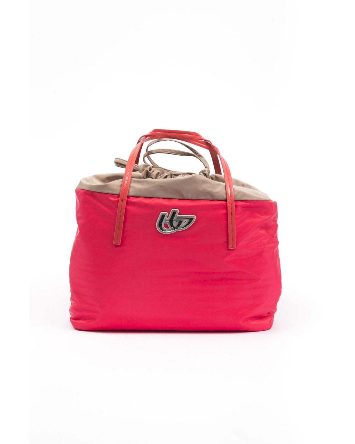 BYBLOS Women&#39;s Elegant Fabric and Patent Shopper Tote - One Size