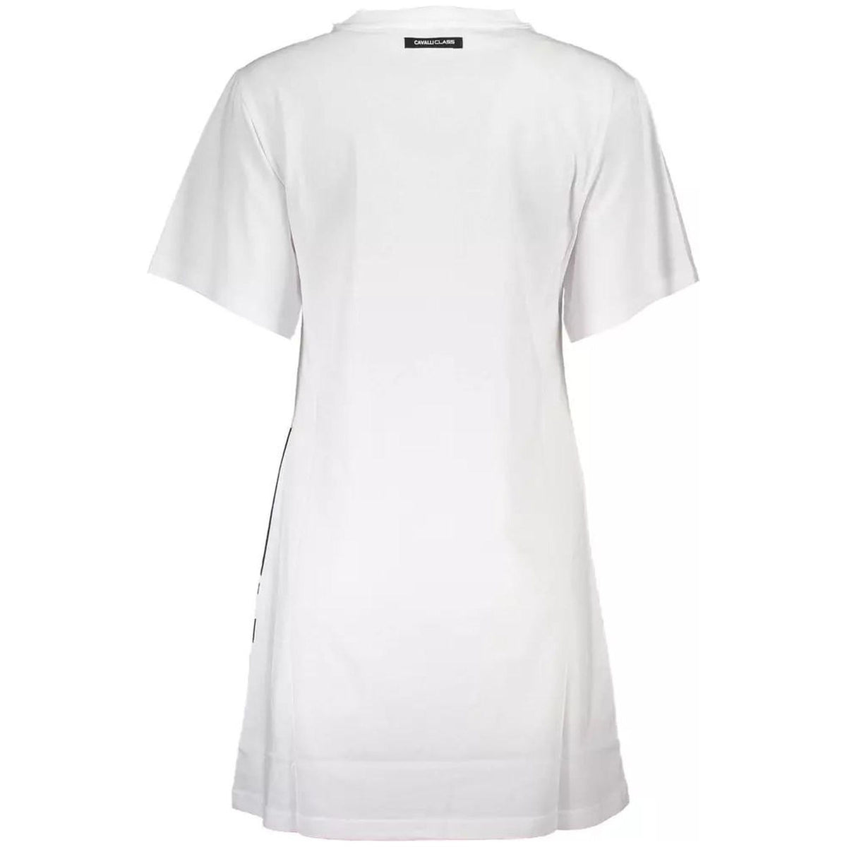 Cavalli Class Women's White Cotton Dress - M