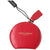 Dolce & Gabbana Women's Red Calfskin Leather Hand Mirror Holder - One Size