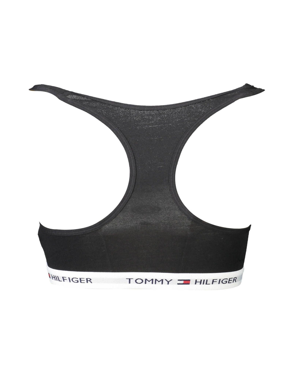 Tommy Hilfiger Women's Black Cotton  Sports Bra - XS