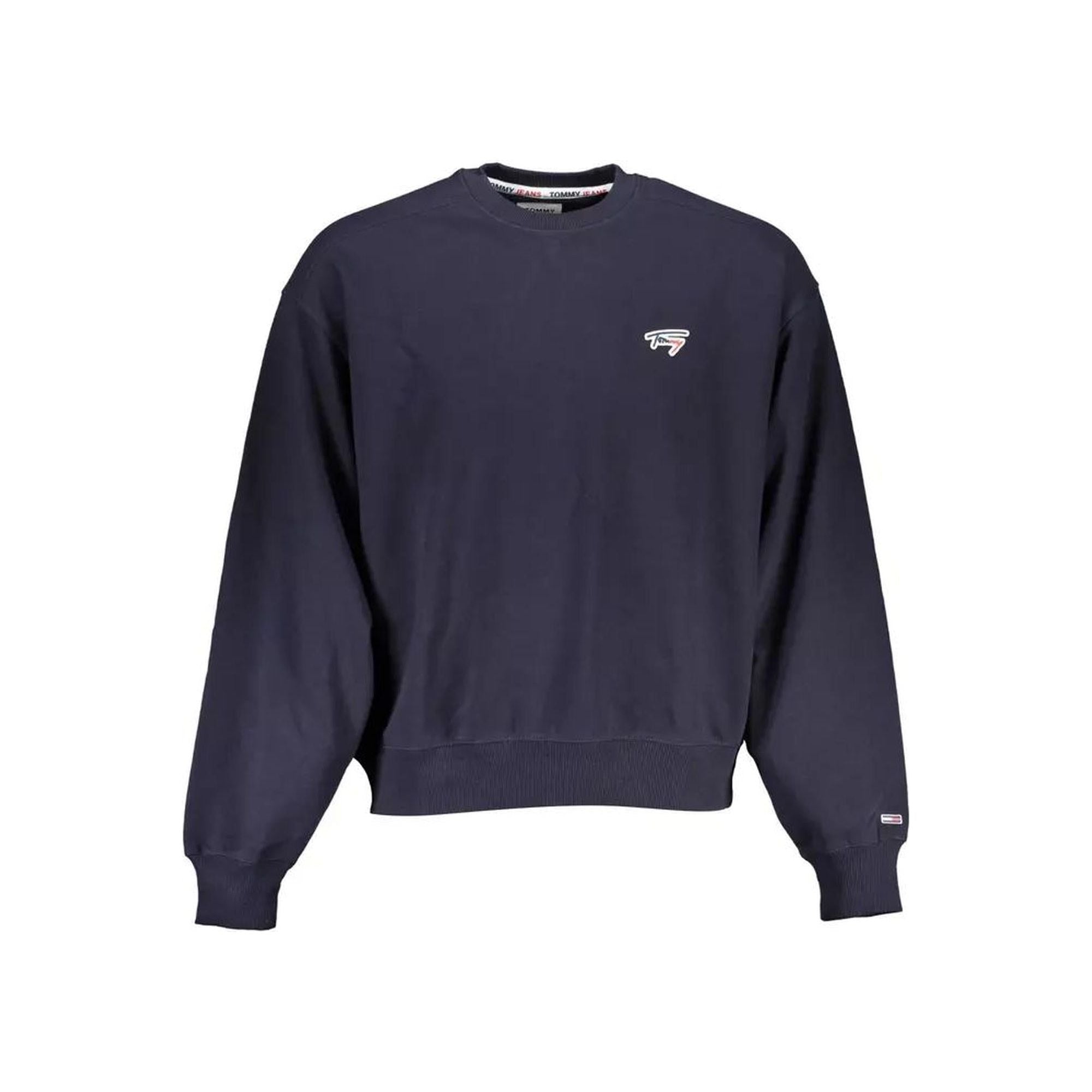 Tommy Hilfiger Men's Blue Cotton Sweater - L