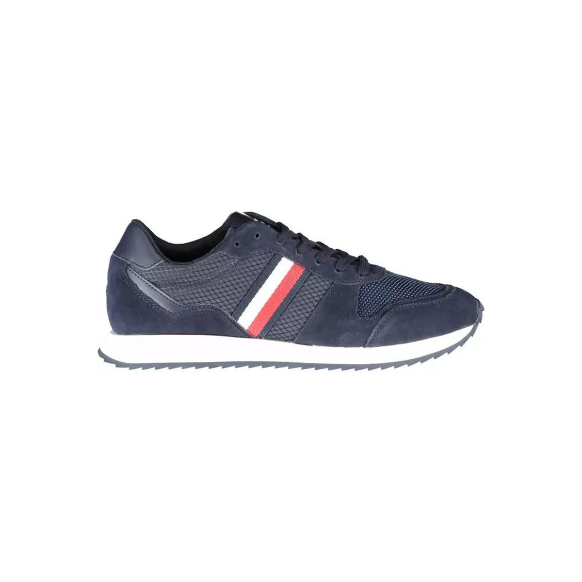 Tommy Hilfiger Men&#39;s Blue Polyester Sneaker - 40 EU