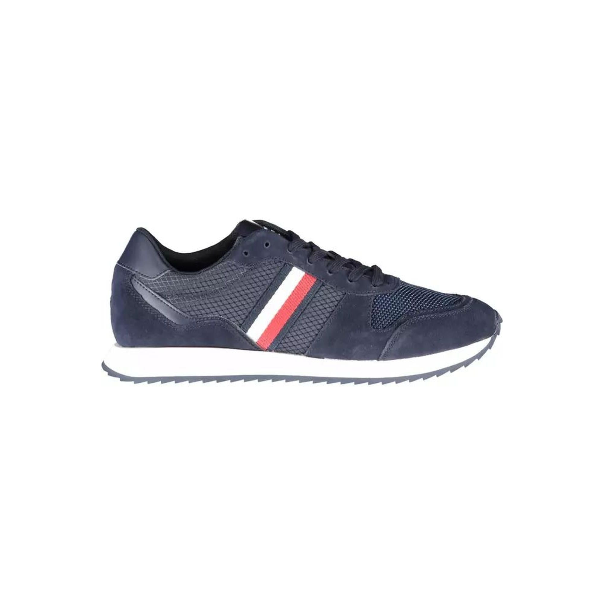 Tommy Hilfiger Men's Blue Polyester Sneaker - 40 EU