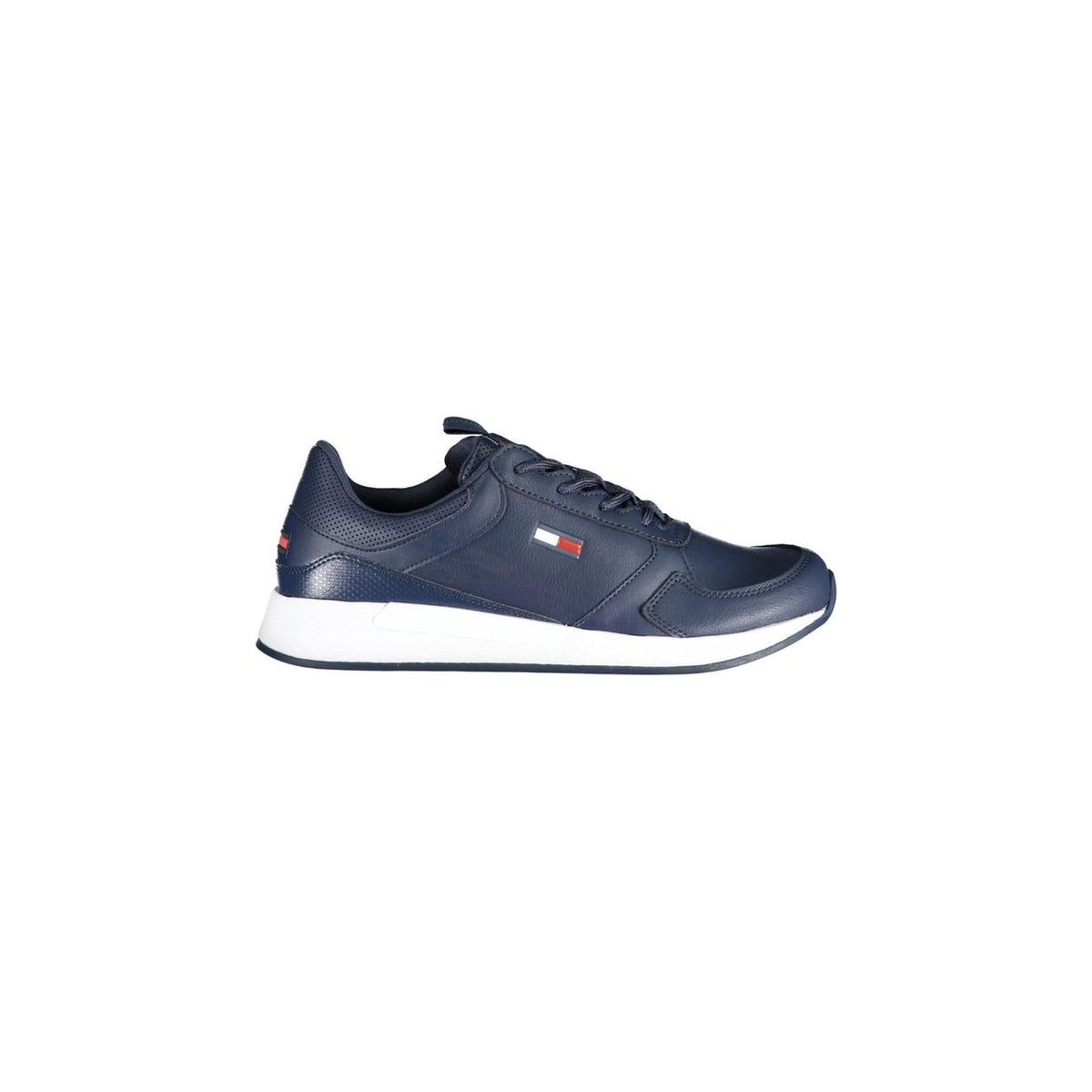 Tommy Hilfiger Men&#39;s Blue Polyester Sneaker - 40 EU