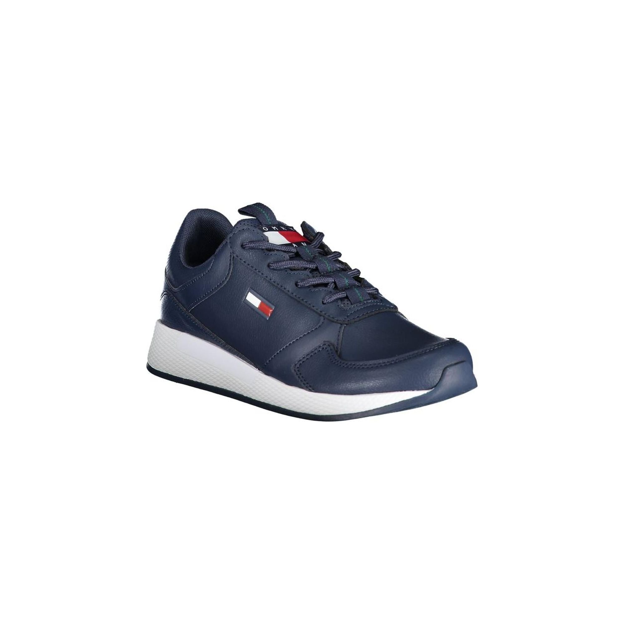 Tommy Hilfiger Men's Blue Polyester Sneaker - 40 EU