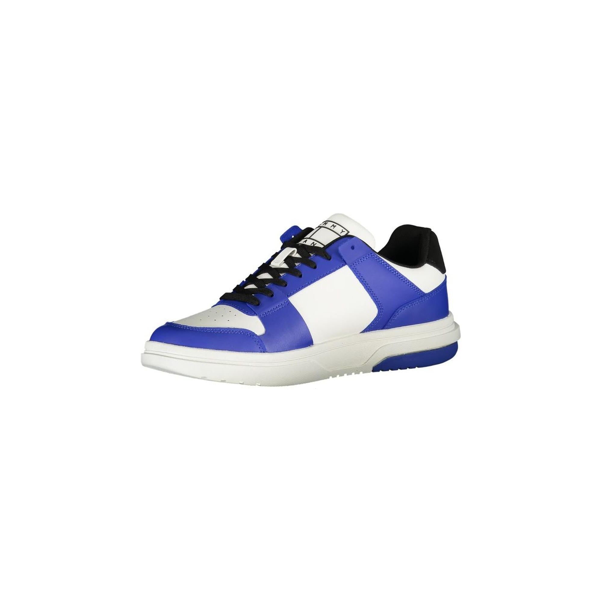 Tommy Hilfiger Men's Blue Polyester Sneaker - 40 EU