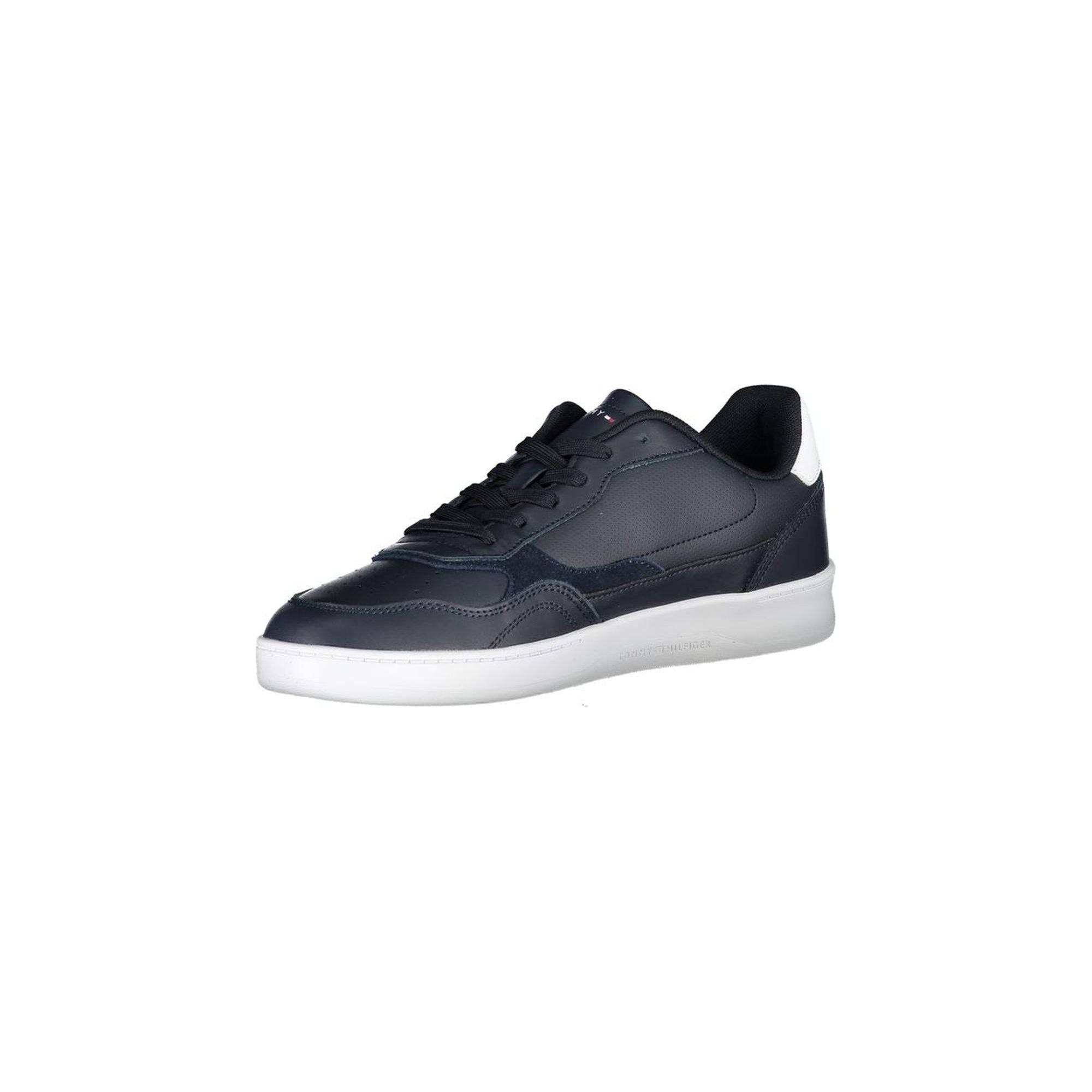 Tommy Hilfiger Men's Blue Polyester Sneaker - 42 EU