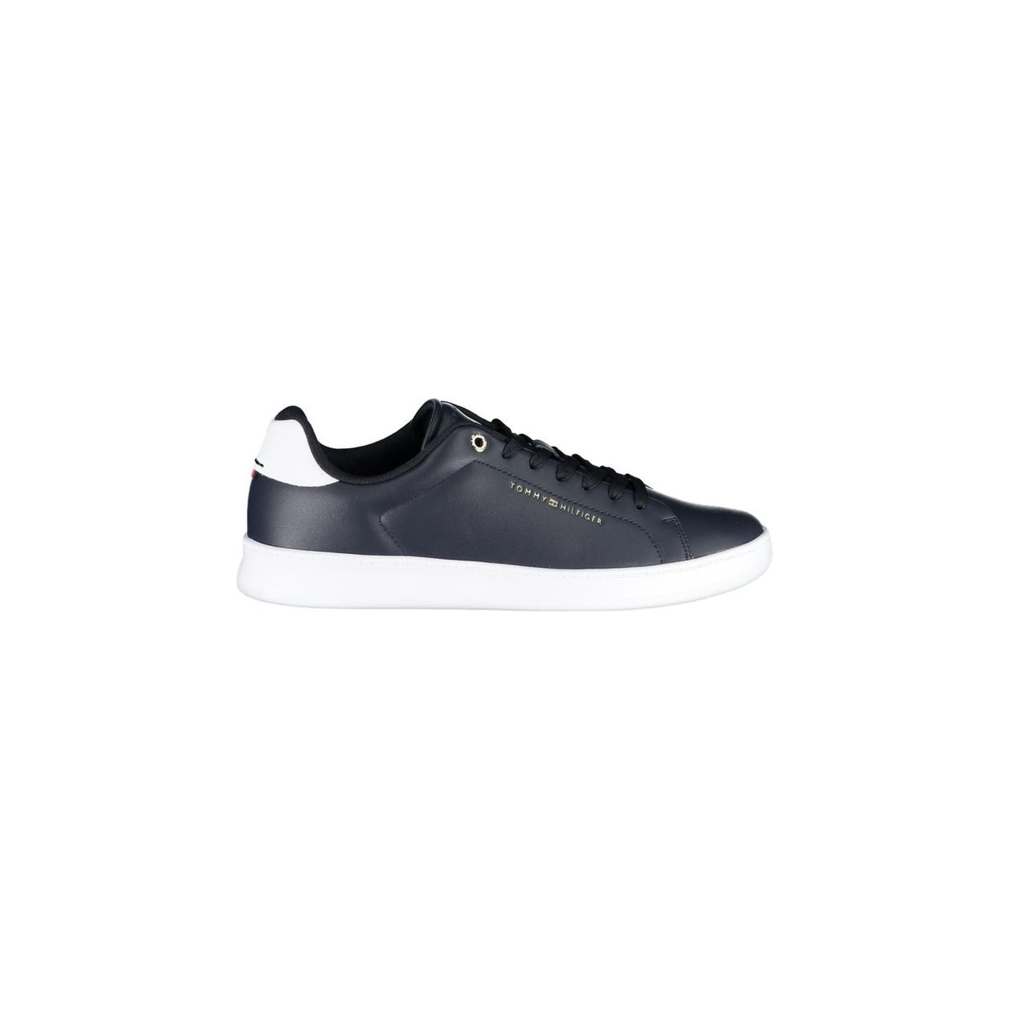 Tommy Hilfiger Men's Blue Polyester Sneaker - 44 EU