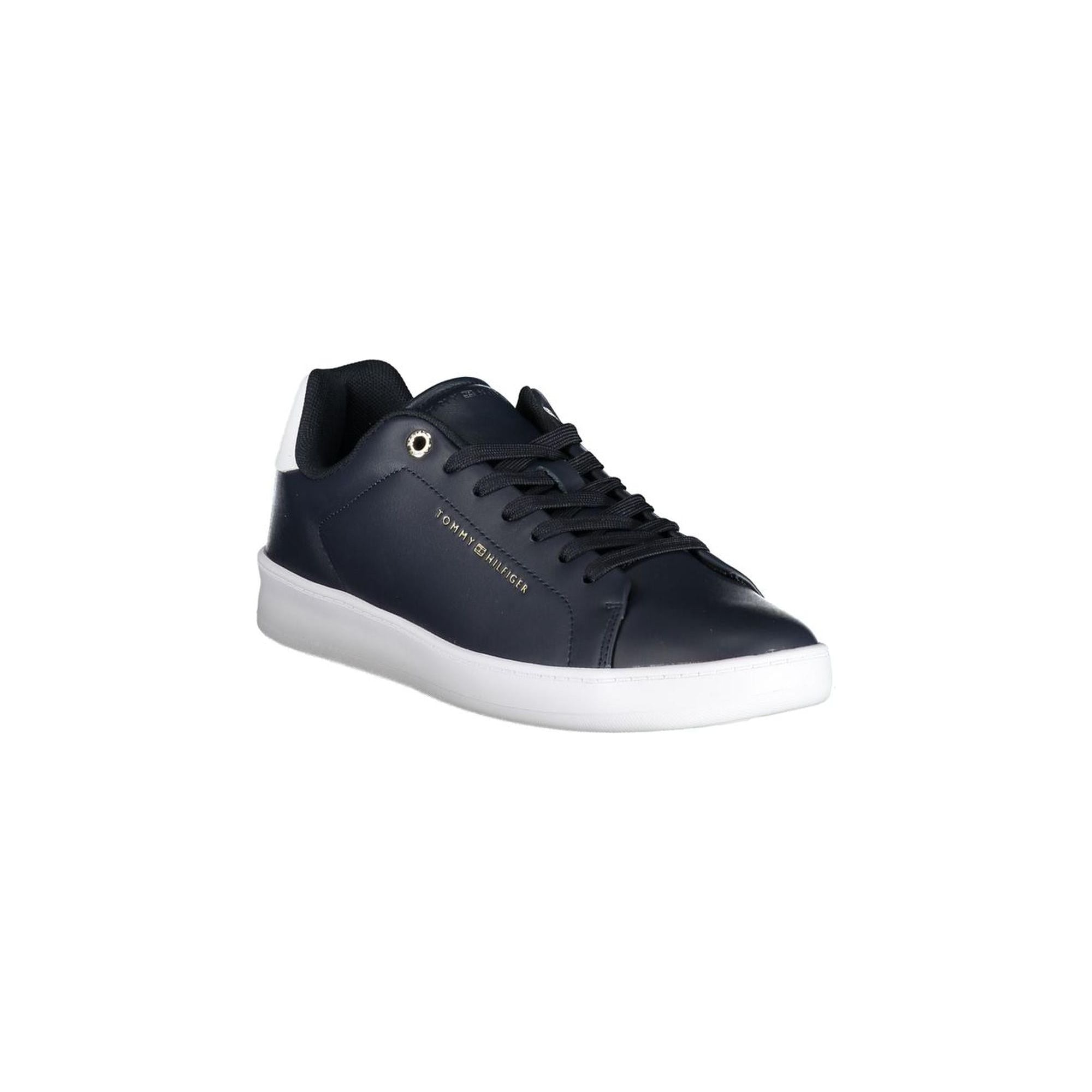 Tommy Hilfiger Men's Blue Polyester Sneaker - 44 EU