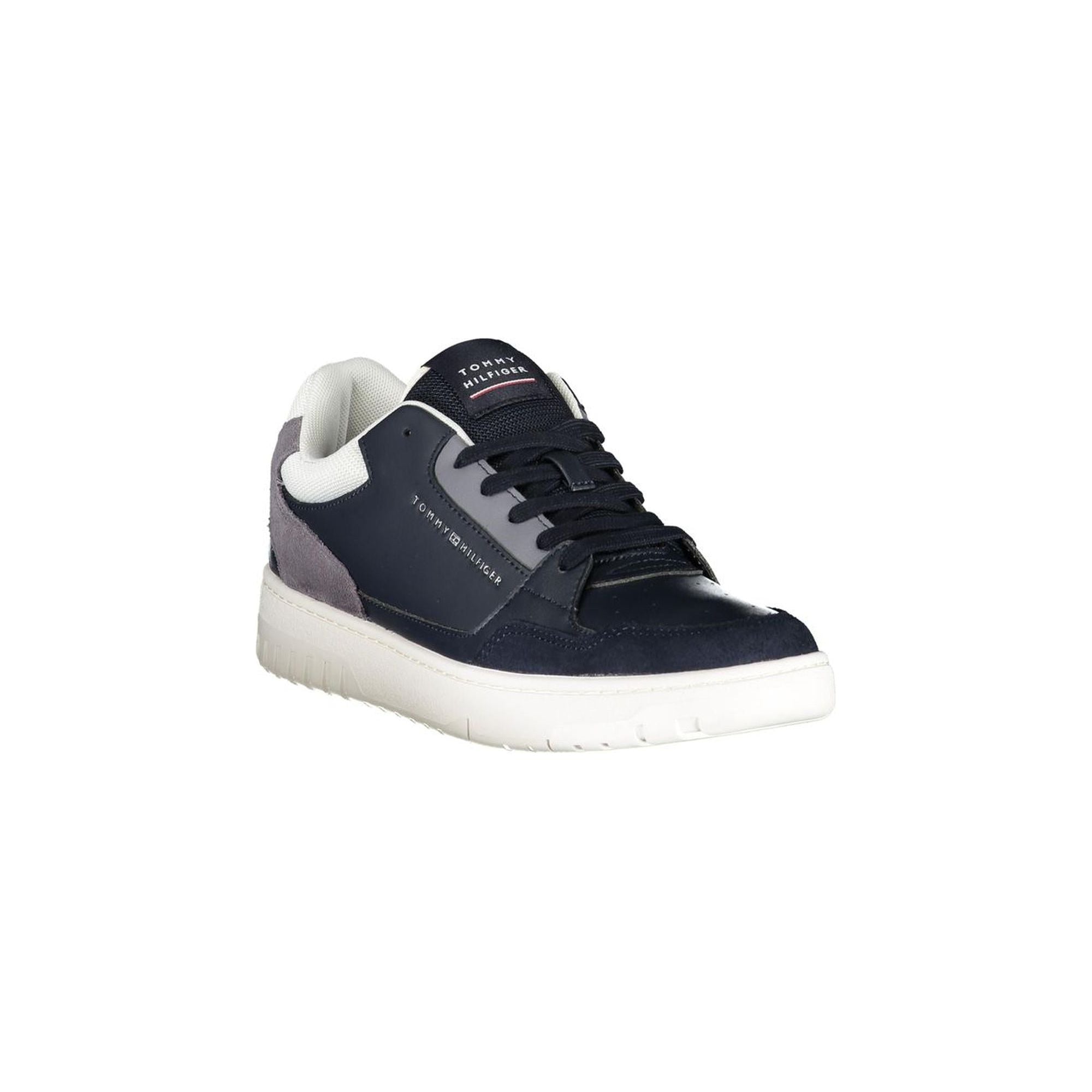 Tommy Hilfiger Men's Blue Polyester Sneaker - 44 EU