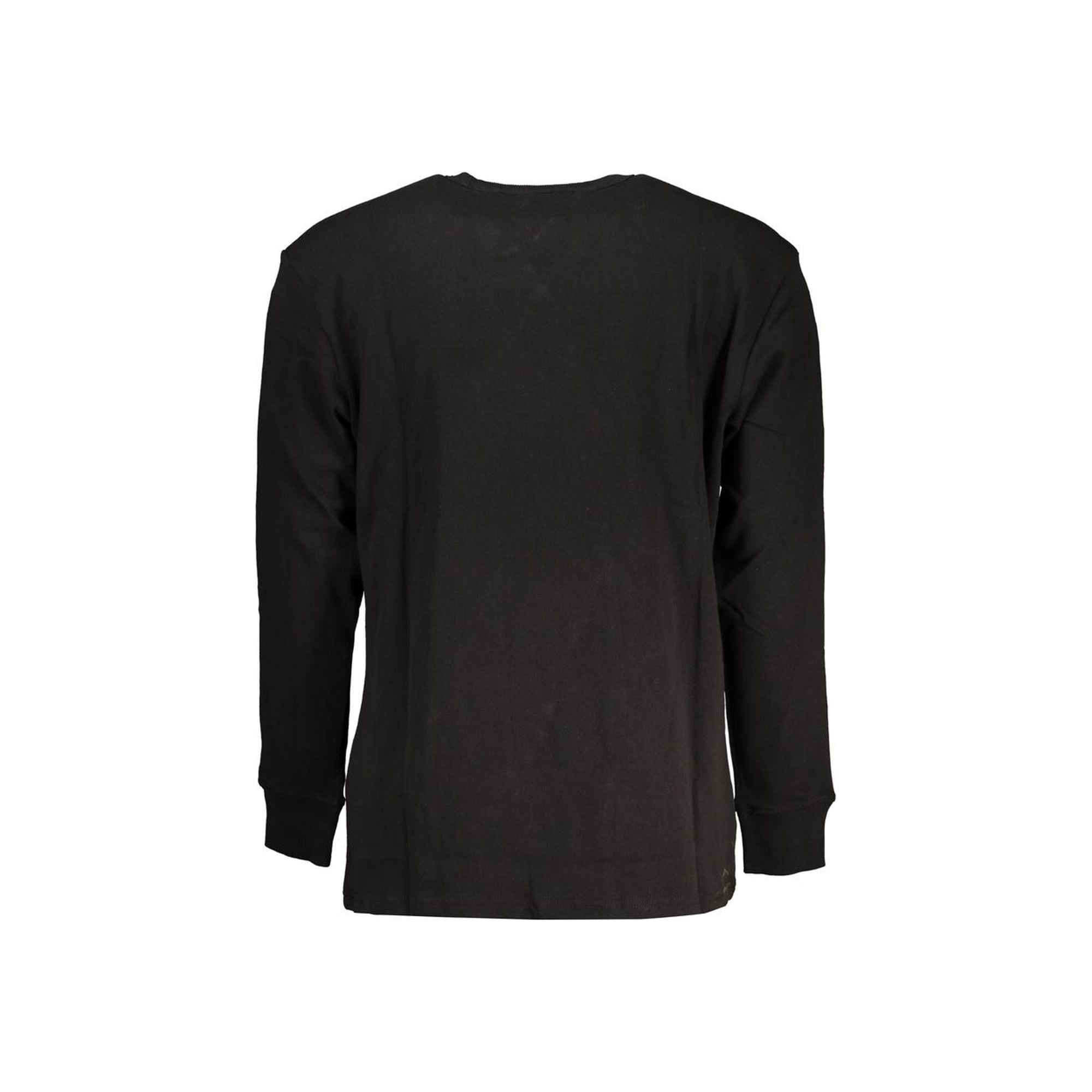 Tommy Hilfiger Men's Black Cotton T-Shirt - L