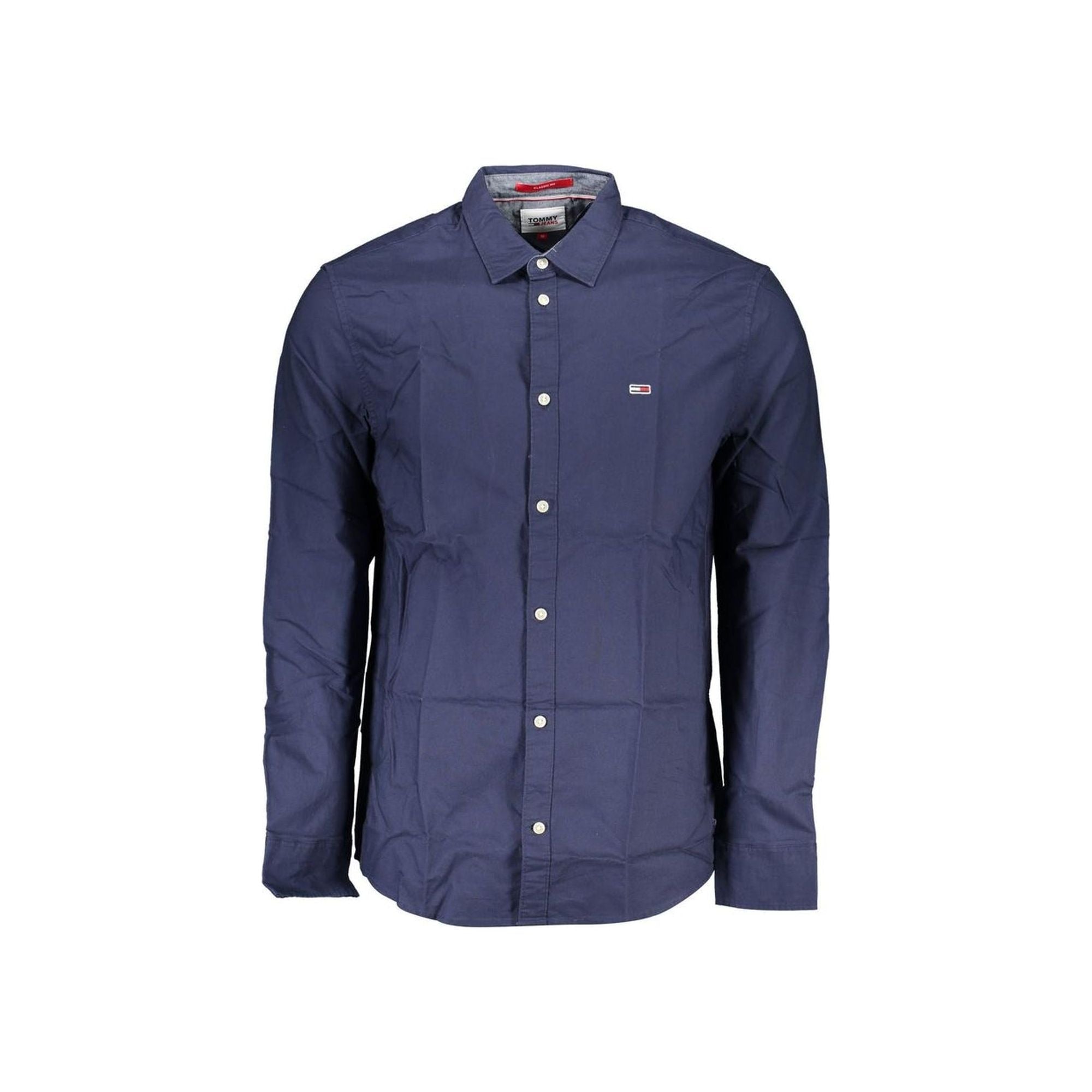 Tommy Hilfiger Men's Blue Cotton Shirt - S