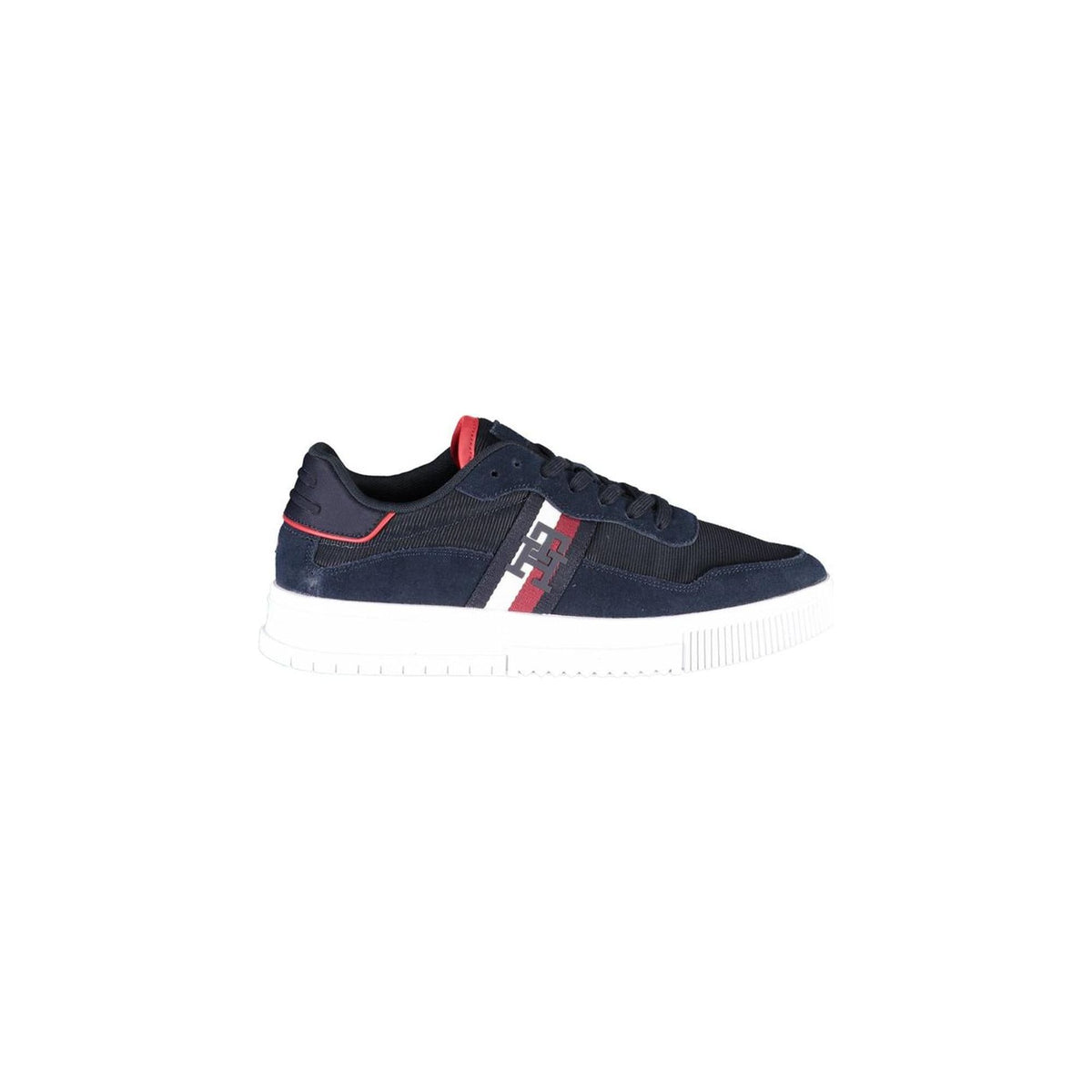 Tommy Hilfiger Men&#39;s Blue Polyester Sneaker - 41 EU