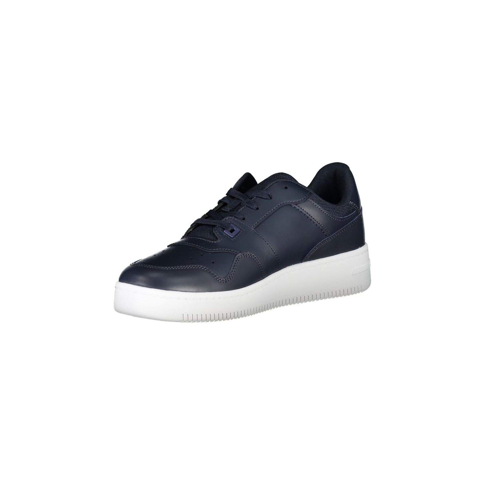 Tommy Hilfiger Men's Blue Polyester Sneaker - 40 EU