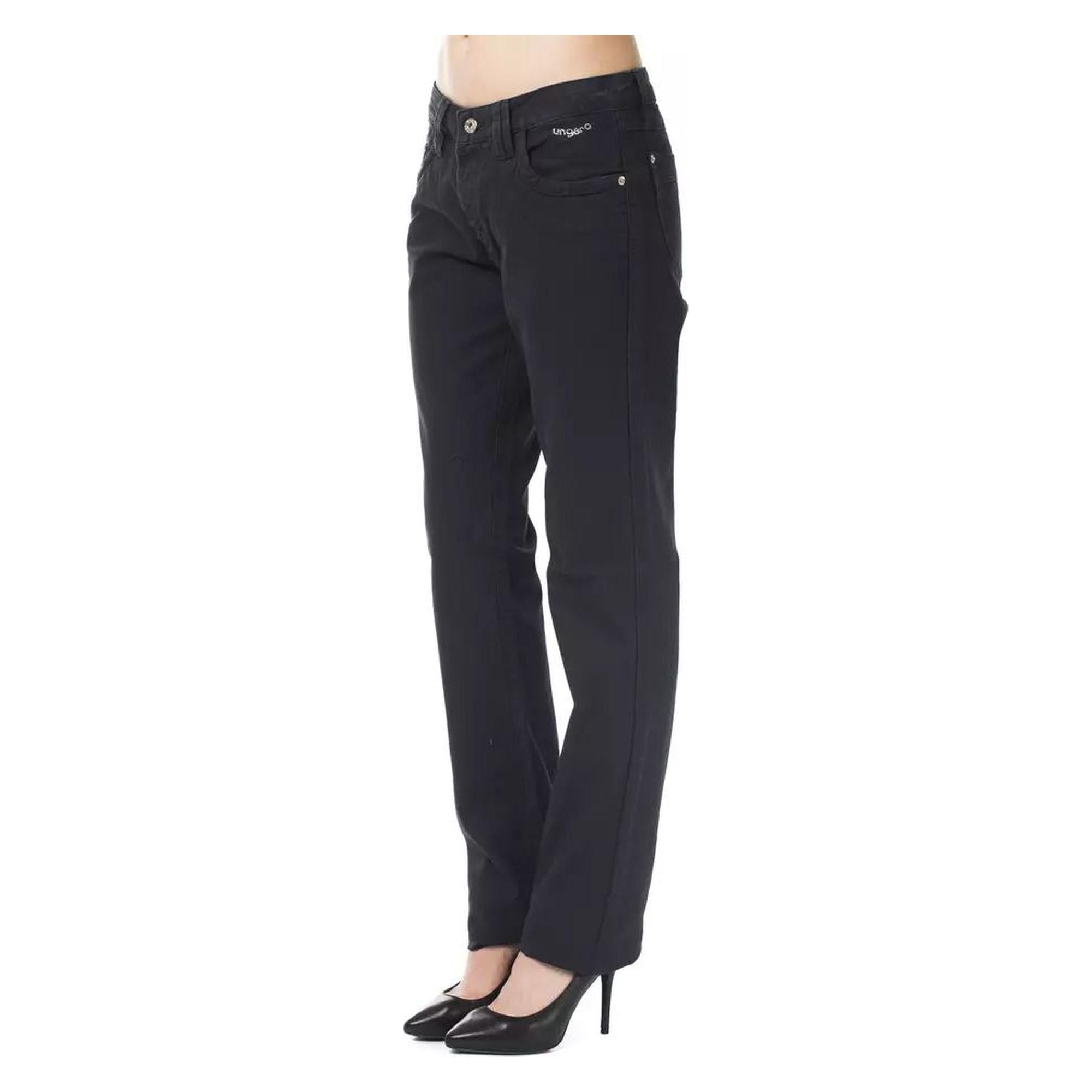 Ungaro Fever Women's Blue Cotton Jeans & Pant - W32 US