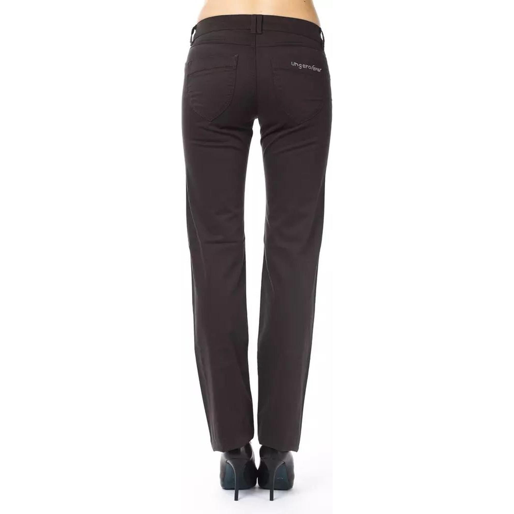 Ungaro Fever Women's Brown Cotton Jeans & Pant - W30 US