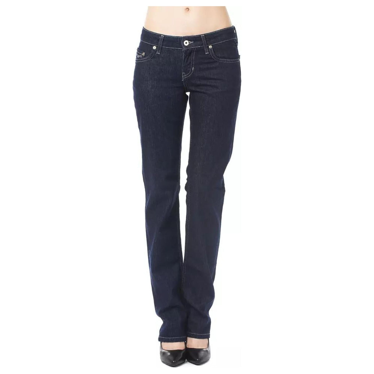 Ungaro Fever Women&#39;s Blue Cotton Jeans &amp; Pant - W28 US