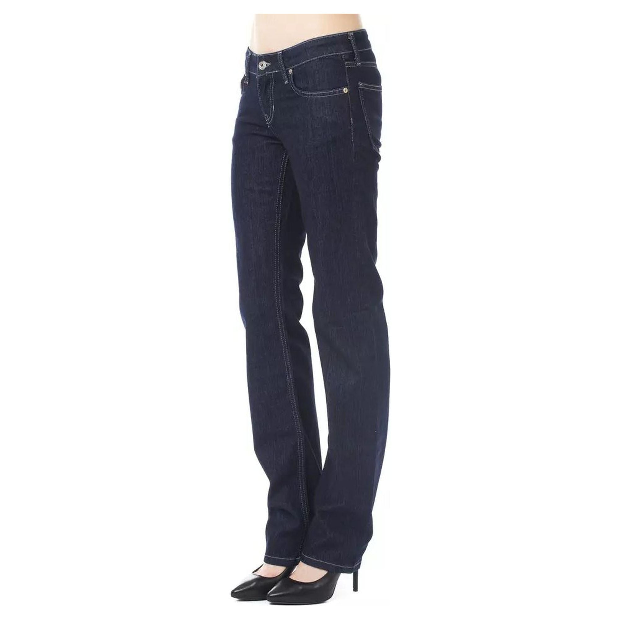 Ungaro Fever Women's Blue Cotton Jeans & Pant - W28 US