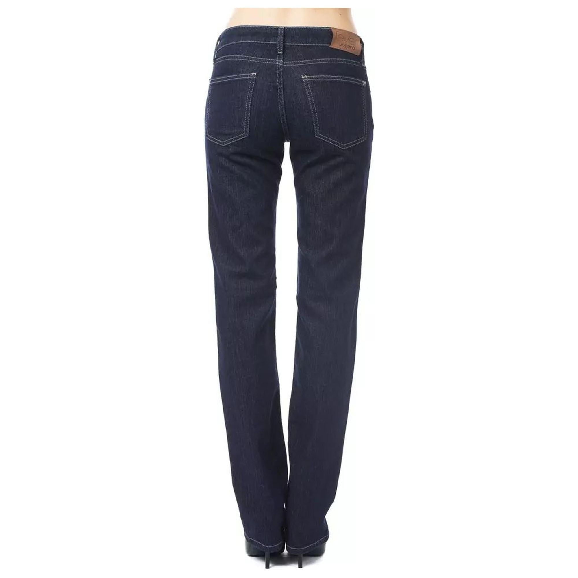 Ungaro Fever Women's Blue Cotton Jeans & Pant - W28 US