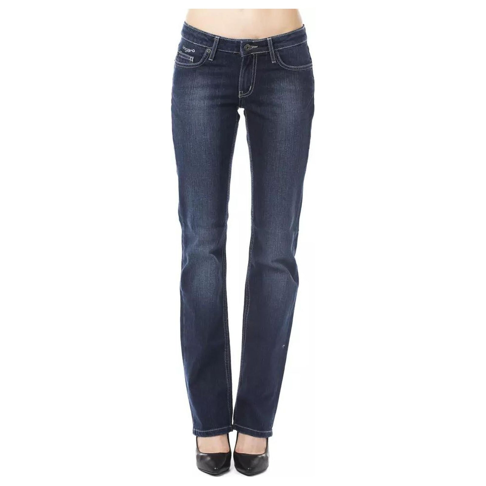 Ungaro Fever Women's Blue Cotton Jeans & Pant - W30 US