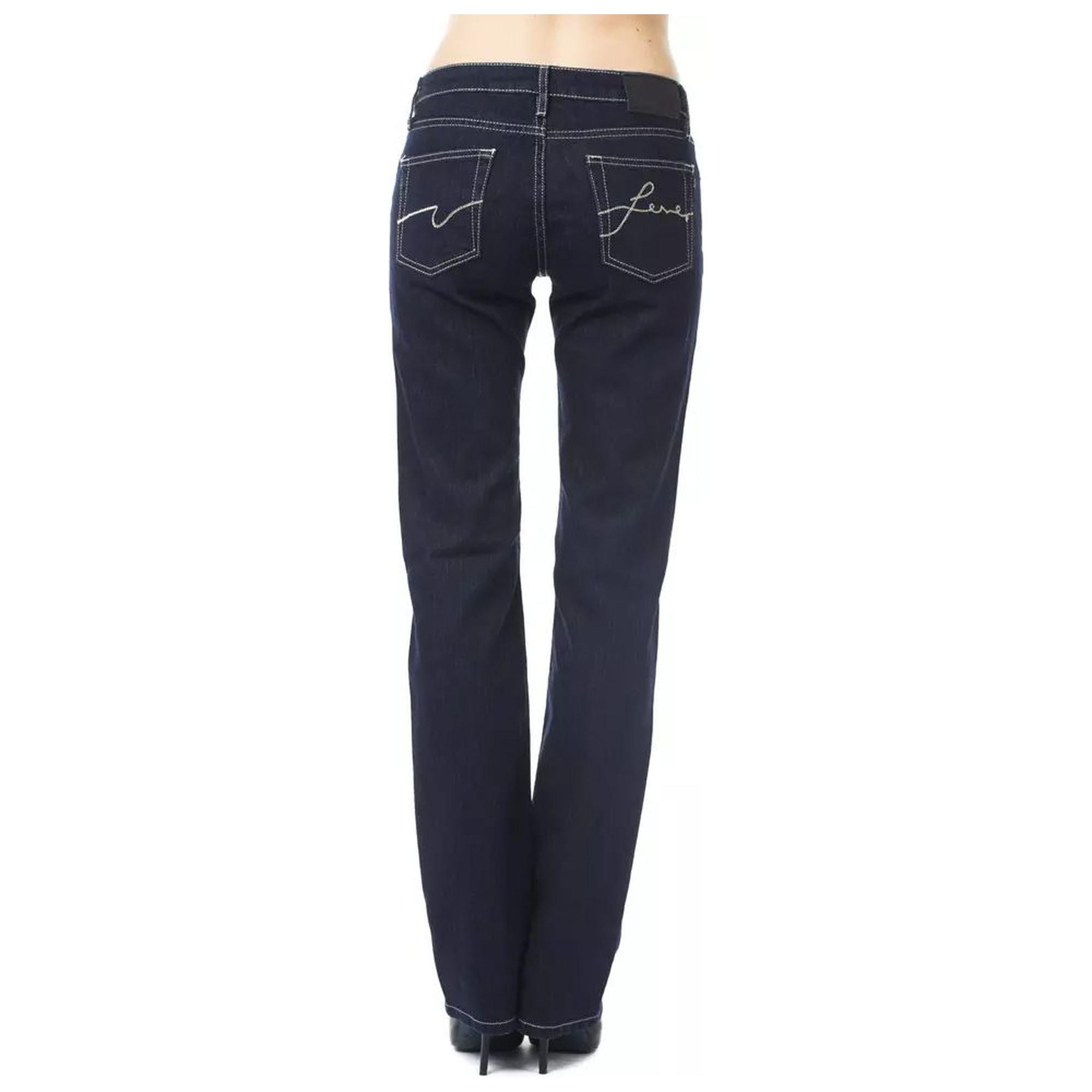 Ungaro Fever Women's Blue Cotton Jeans & Pant - W32 US