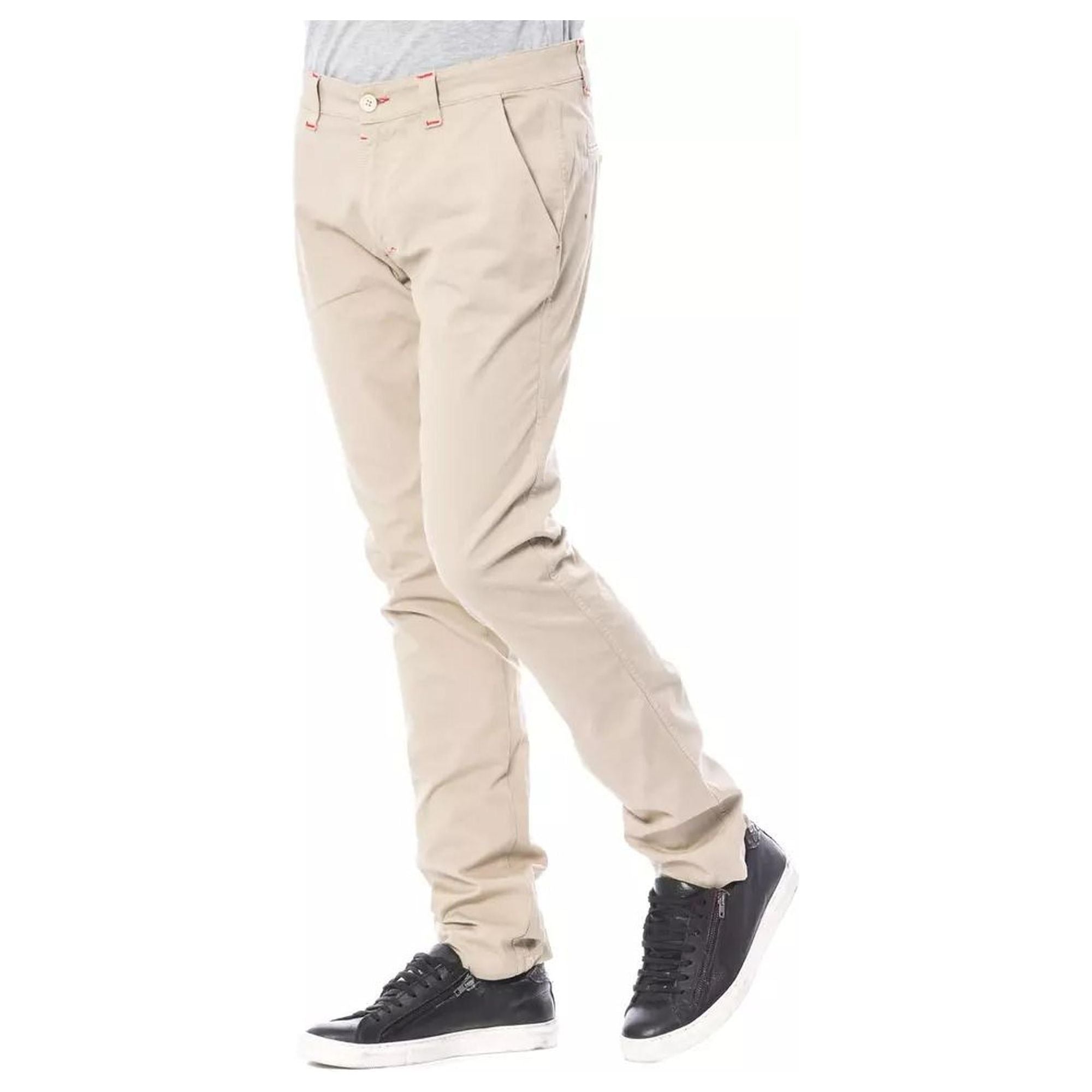 Verri Men's Beige Cotton Jeans & Pant - W31 US