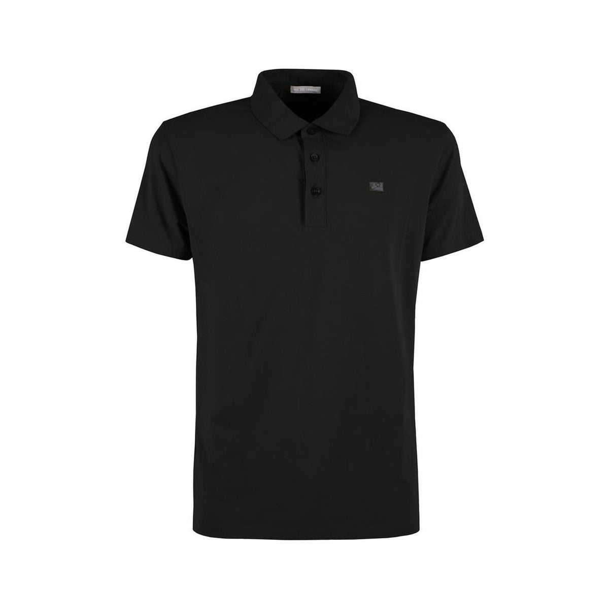 Yes Zee Men&#39;s Black Cotton Polo Shirt - 2XL