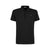 Yes Zee Men's Black Cotton Polo Shirt - 2XL