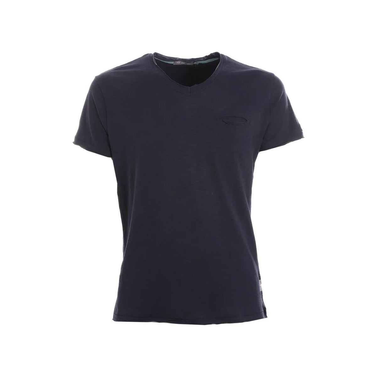 Yes Zee Men&#39;s Blue Cotton T-Shirt - M