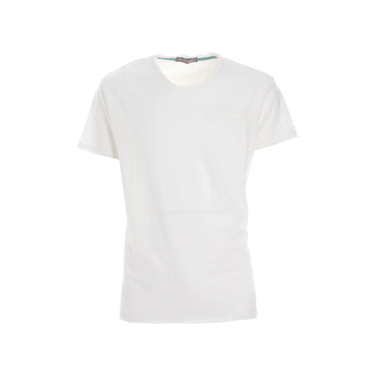 Yes Zee Men&#39;s White Cotton T-Shirt - XL