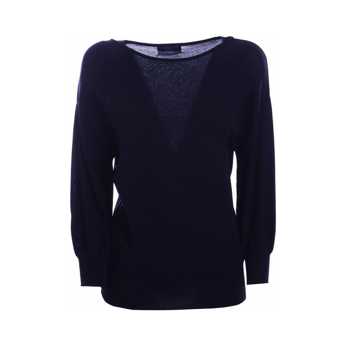 Yes Zee Women&#39;s Blue Viscose Sweater - M