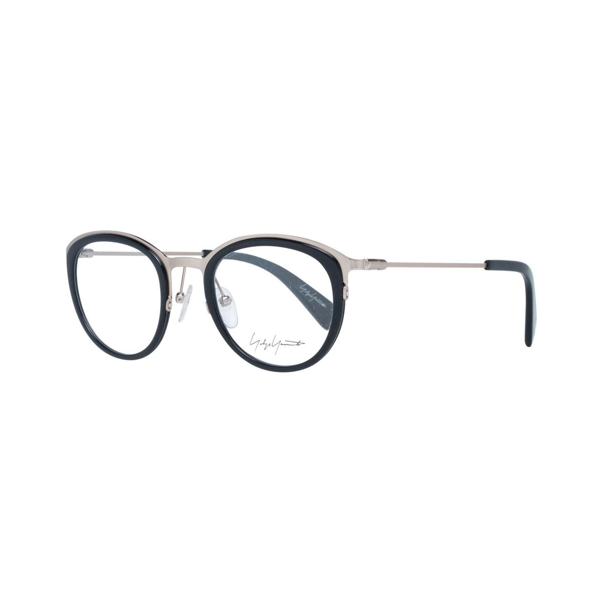 Yohji Yamamoto Unisex's Black Unisex Optical Frames - One Size