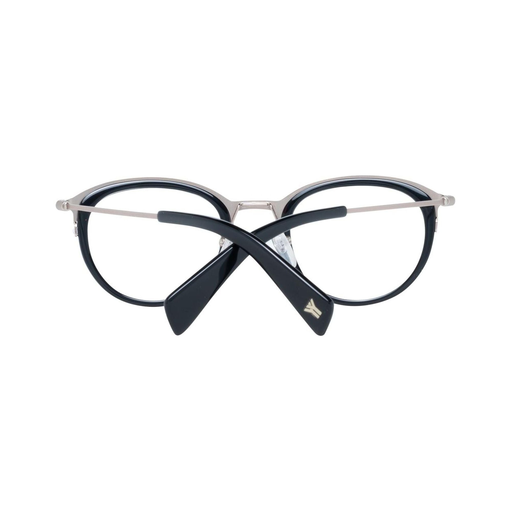 Yohji Yamamoto Unisex's Black Unisex Optical Frames - One Size