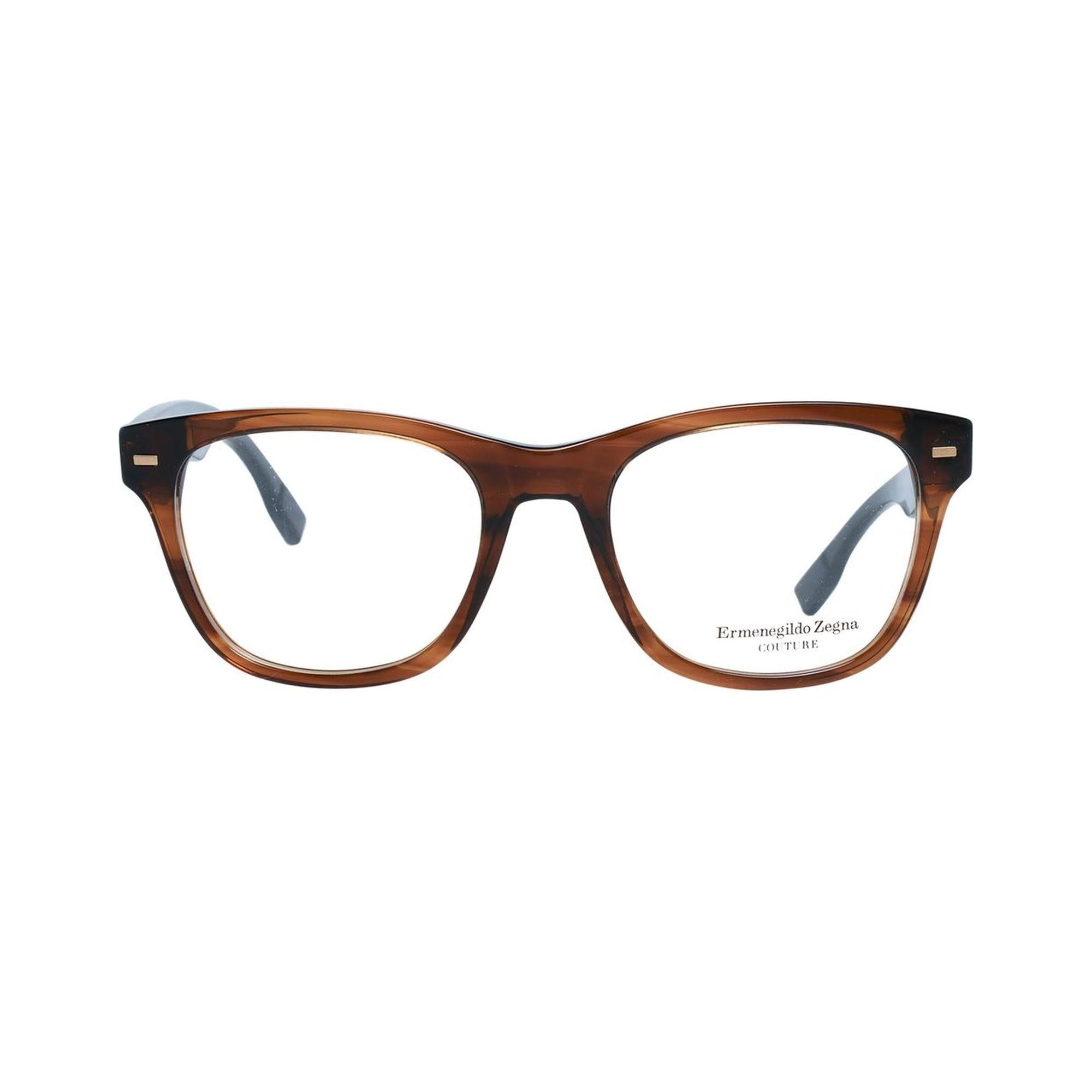 Zegna Couture Men's Brown  Optical Frames - One Size