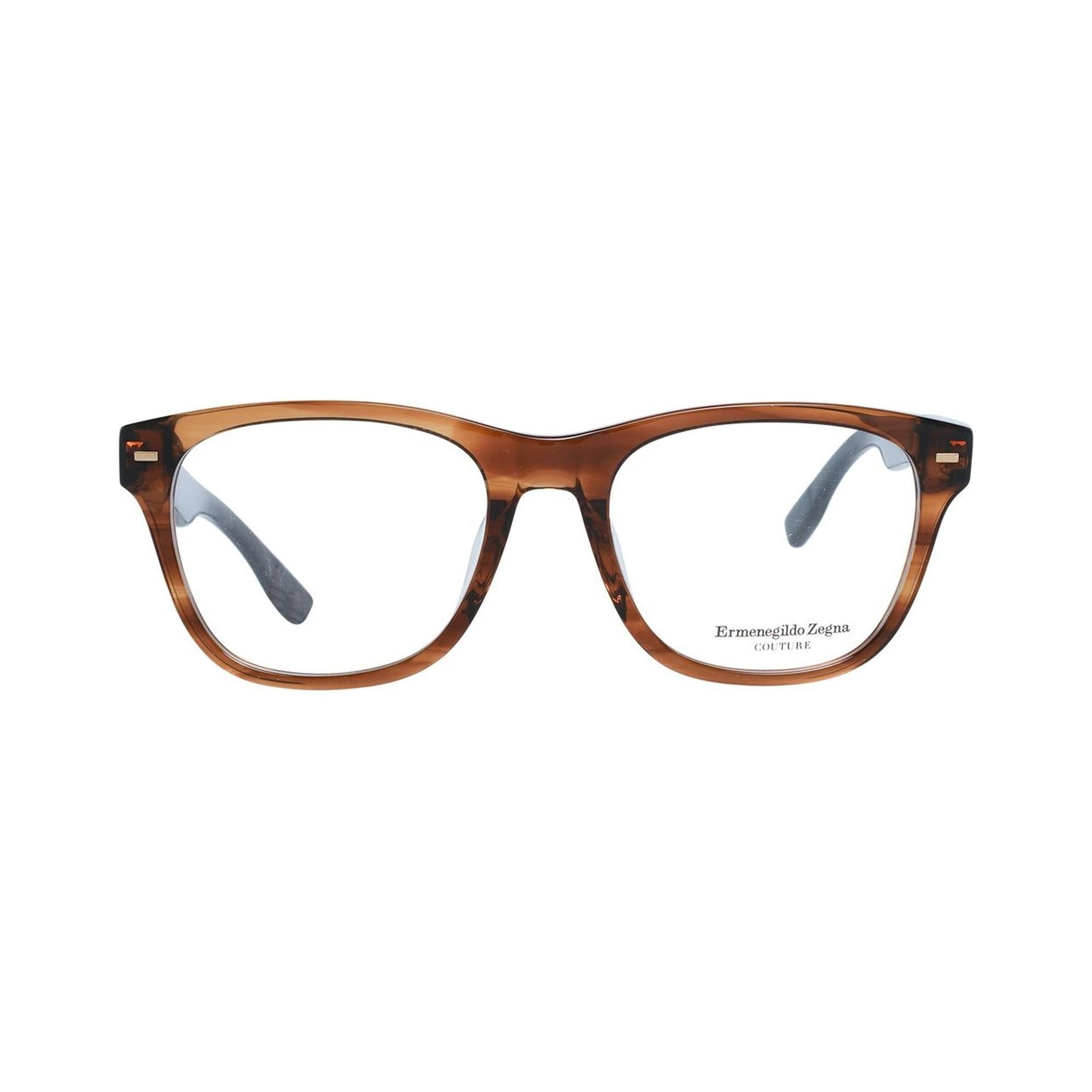 Zegna Couture Men's Brown  Optical Frames - One Size