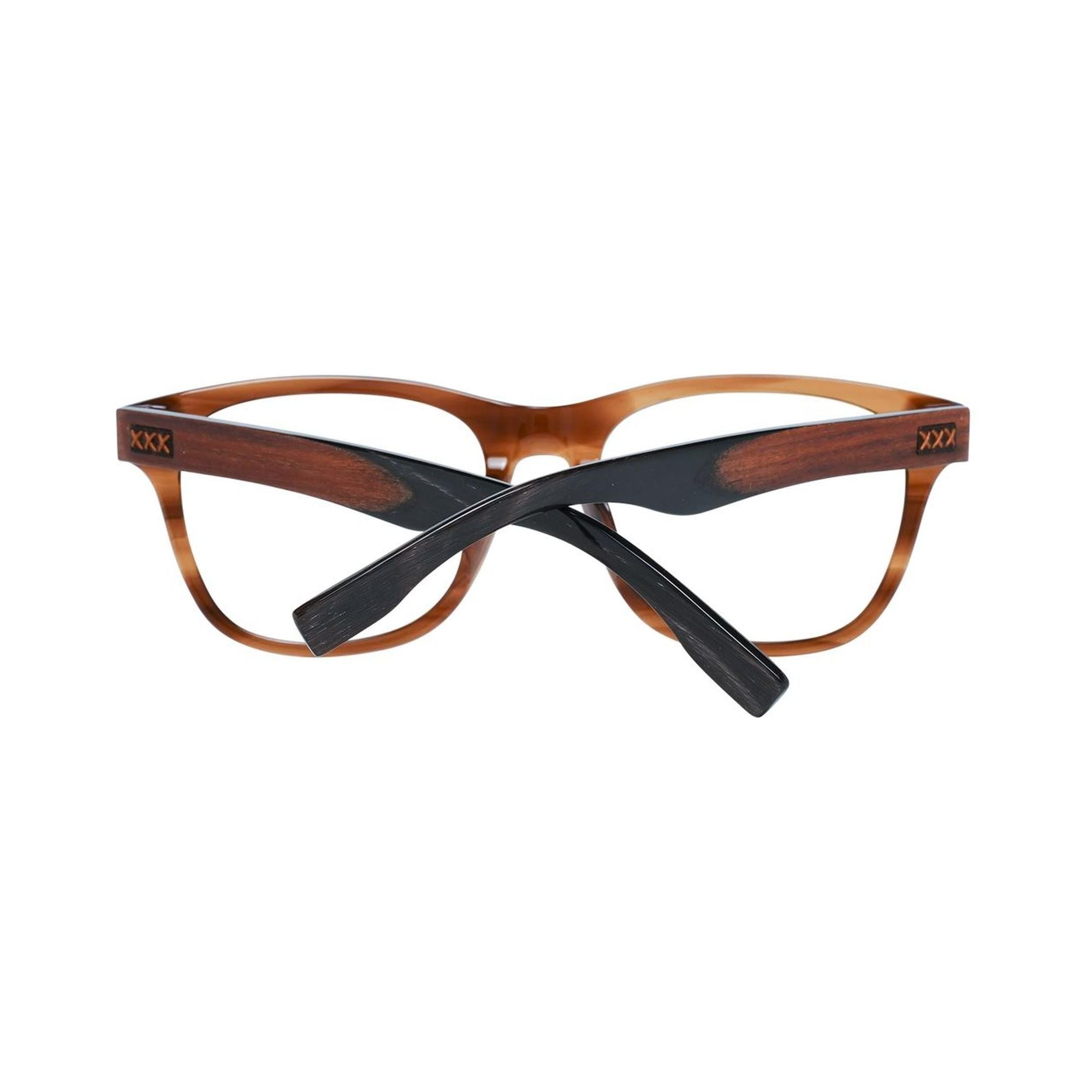 Zegna Couture Men's Brown  Optical Frames - One Size