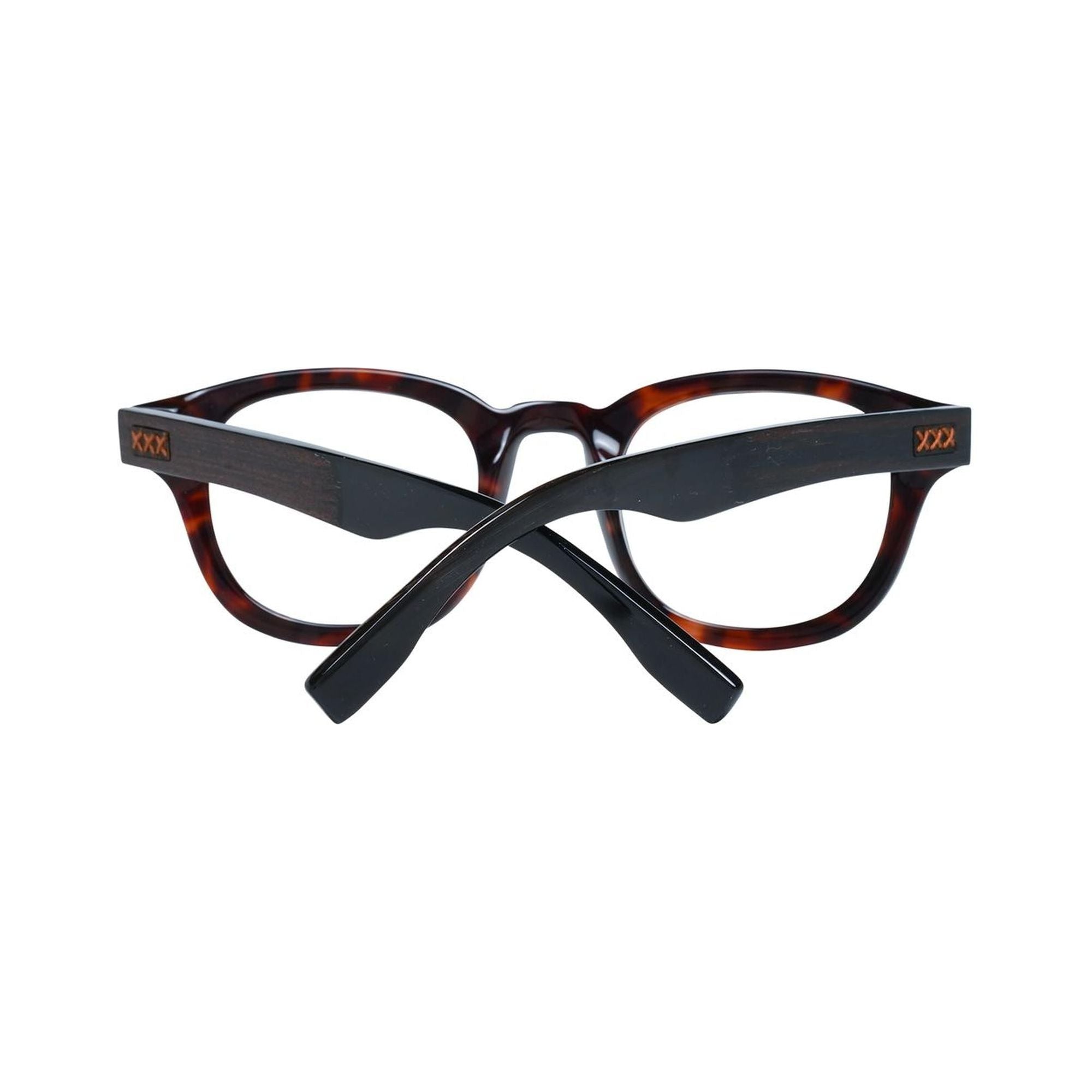 Zegna Couture Men's Brown  Optical Frames - One Size