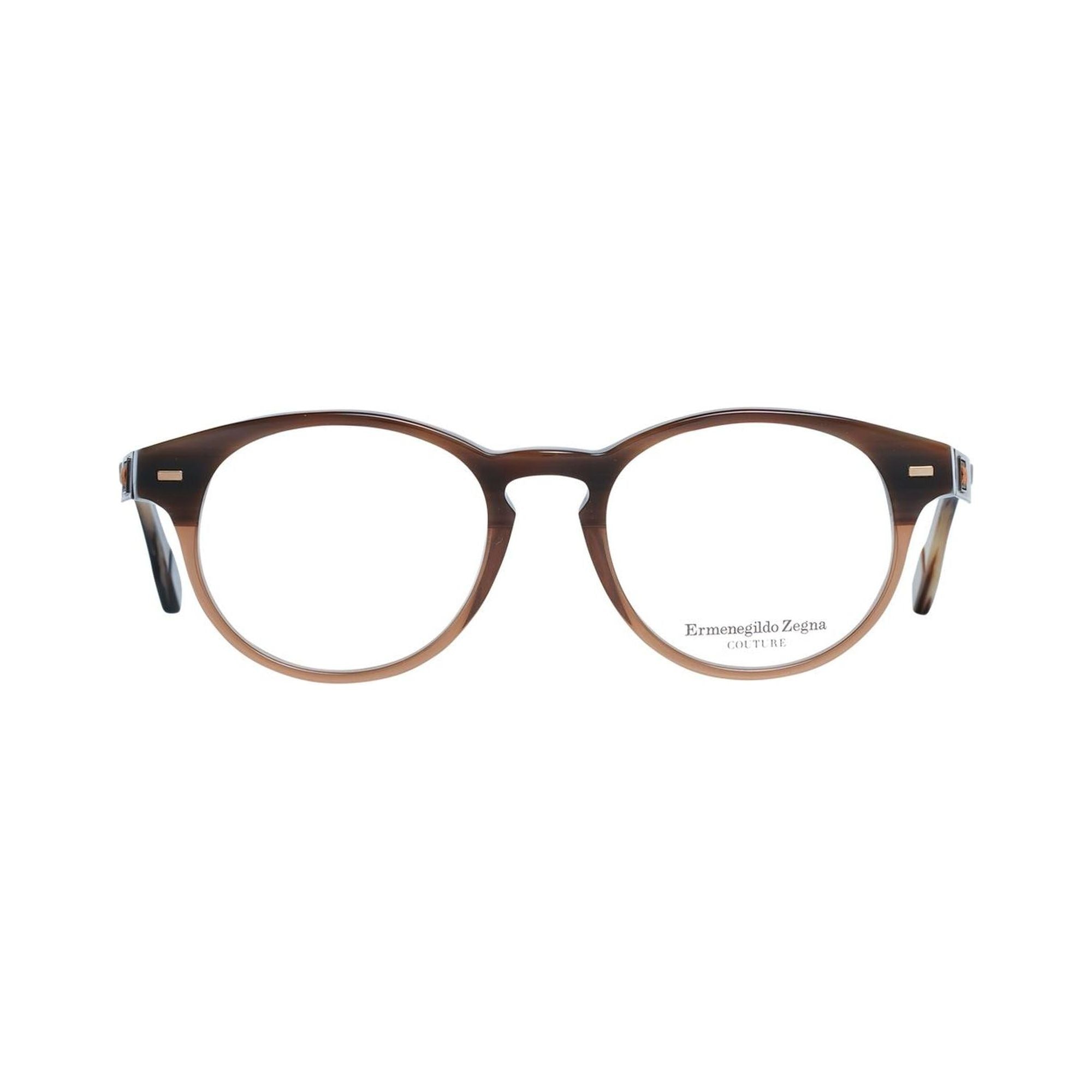 Zegna Couture Men's Brown  Optical Frames - One Size