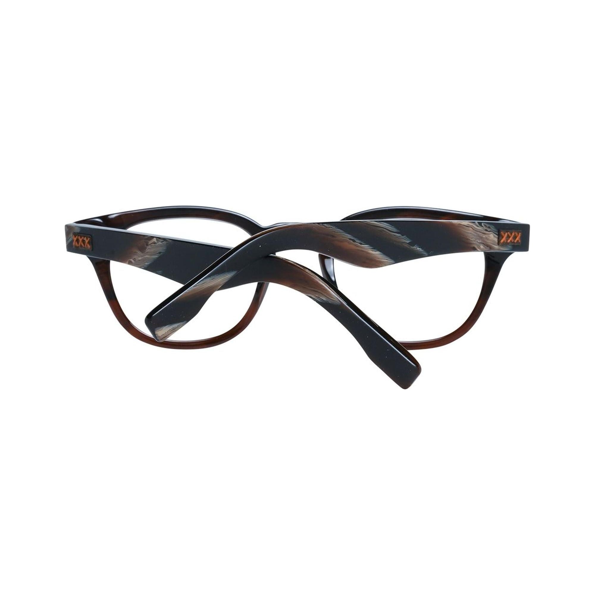 Zegna Couture Men's Brown  Optical Frames - One Size