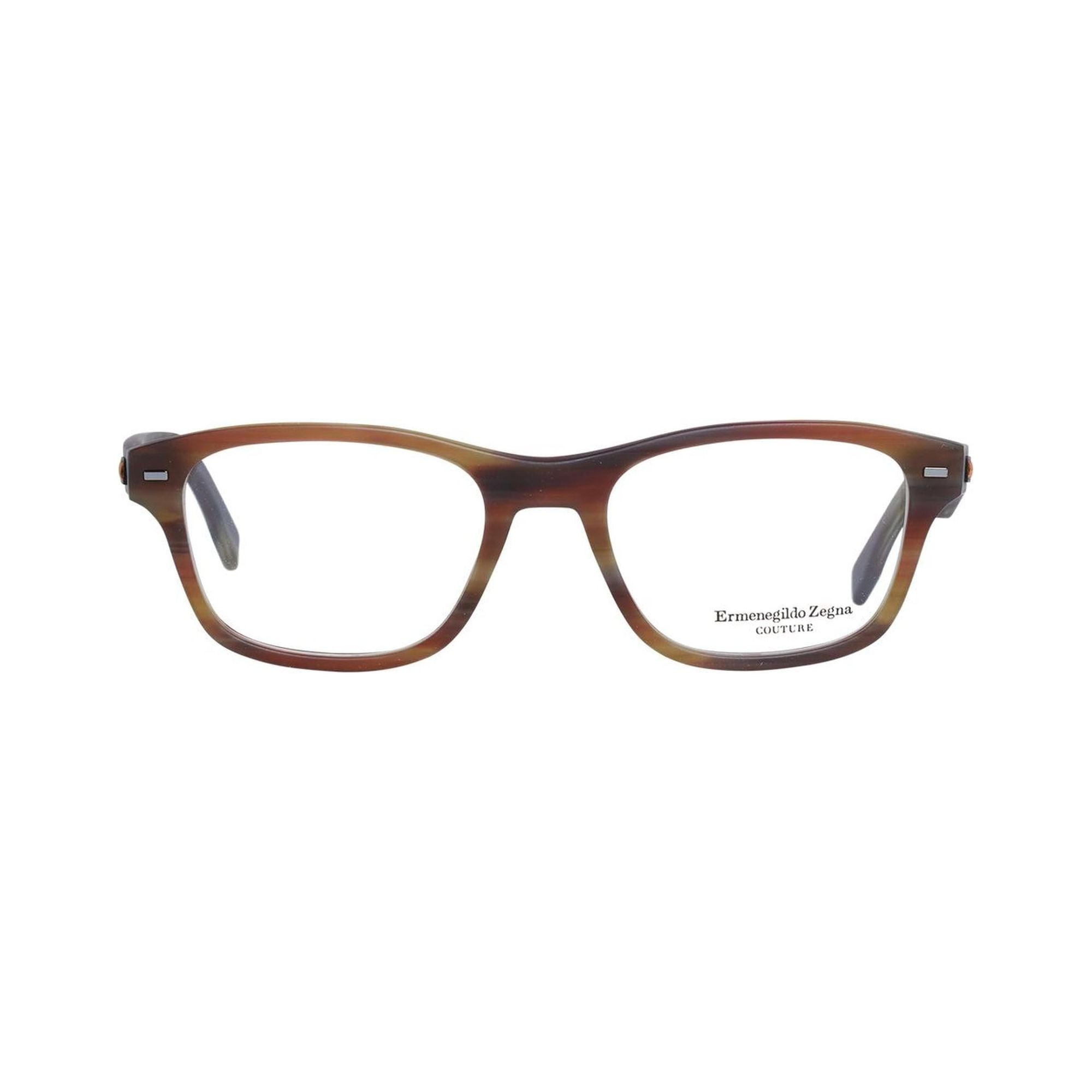 Zegna Couture Men's Brown  Optical Frames - One Size