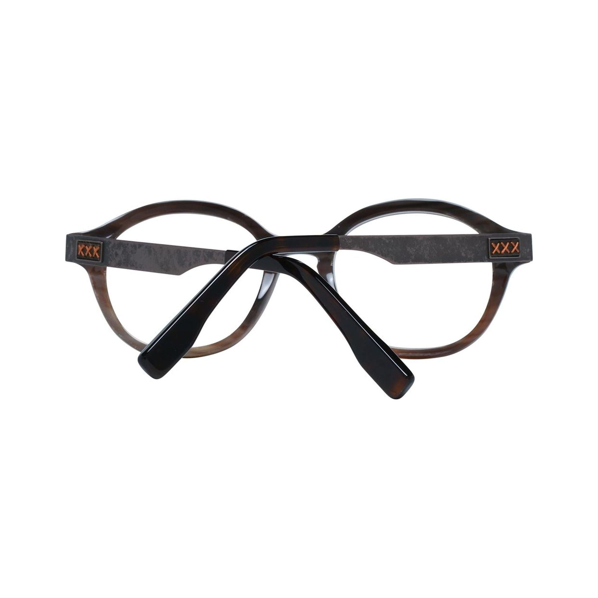 Zegna Couture Men's Brown  Optical Frames - One Size