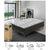LUNALAND Easeful Eco Spay Foam Pocket Spring 20CM Double Hybrid Mattress