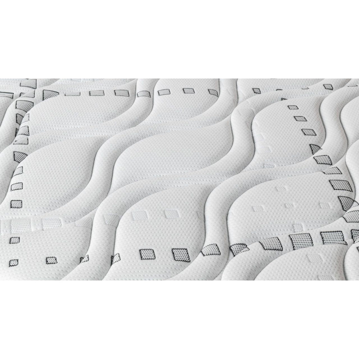 LUNALAND Easeful Eco Spay Foam Pocket Spring 20CM Double Hybrid Mattress