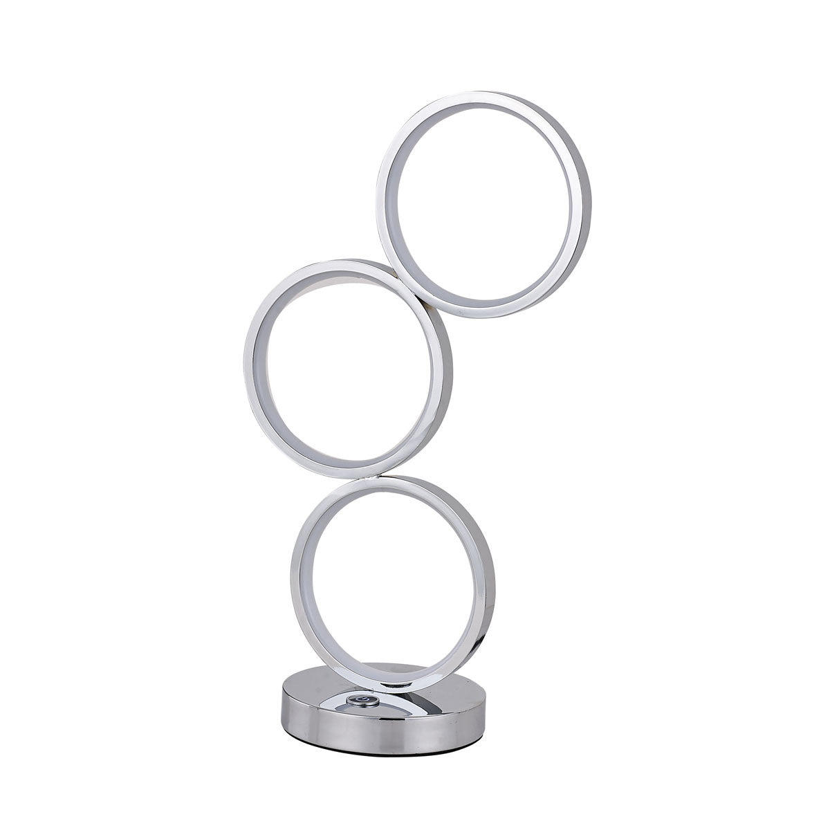 Iva LED Touch Table Lamp - Rose Gold/Chrome