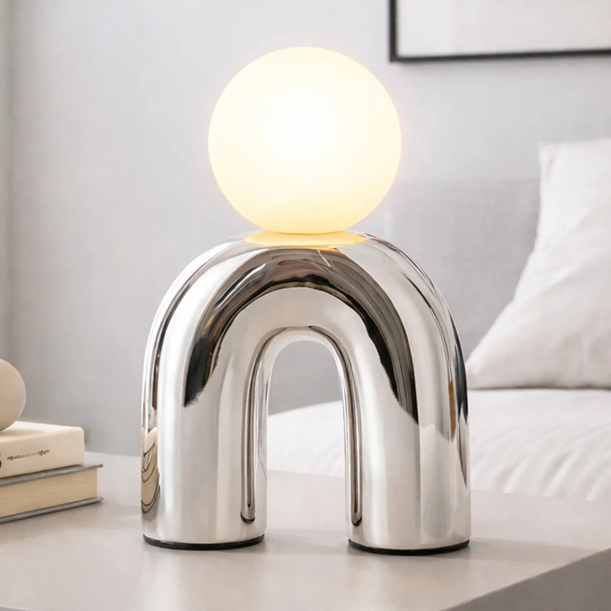 Mila Table Lamp - Chrome