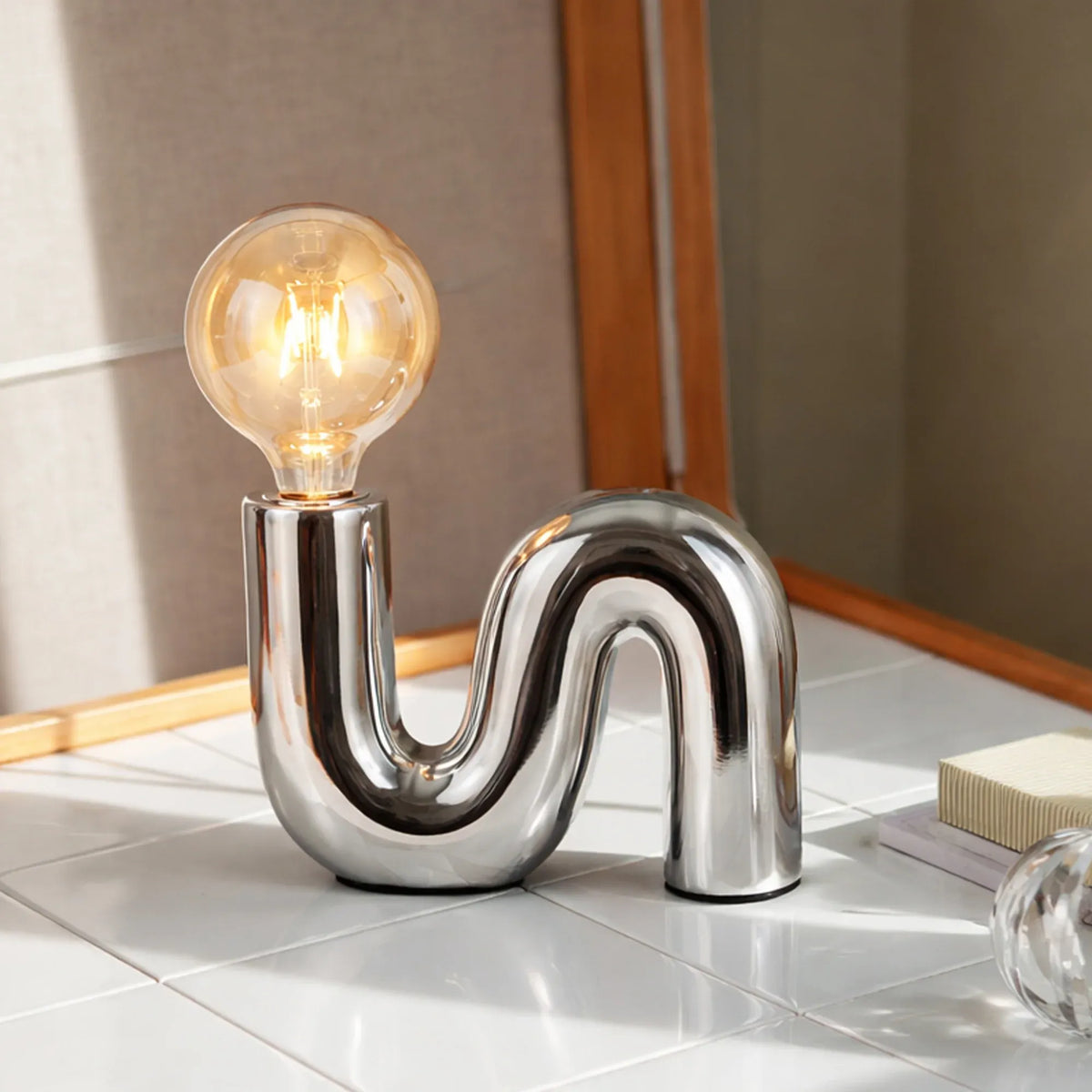 Millie Table Lamp - Chrome