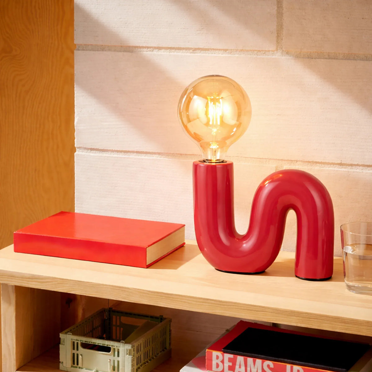 Millie Table Lamp - Coral